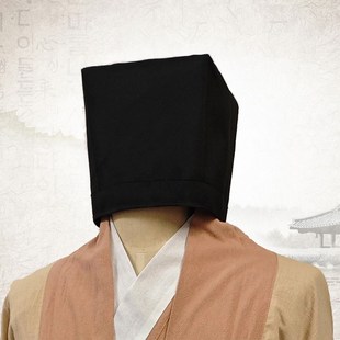 古装汉服明朝帽子阳明巾王阳明王守仁员外老爷文人书生布帽平顶巾