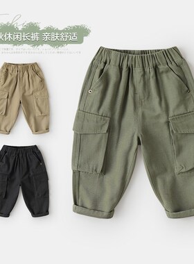 男童休闲长裤子春装春秋款新款童装儿童宝宝1岁3小童春季潮U14644