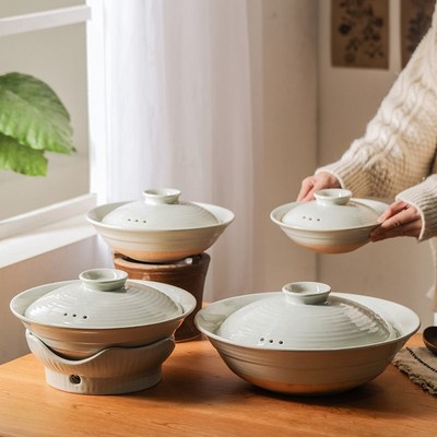 万土烧团圆 煲仔饭砂锅焖米饭炖菜干焖海鲜煲调羹浅口干锅