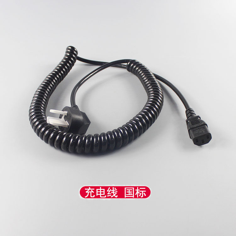 中力诺力杭叉合力电动叉车配件充电源弹簧线国标英标插头卡口塞子