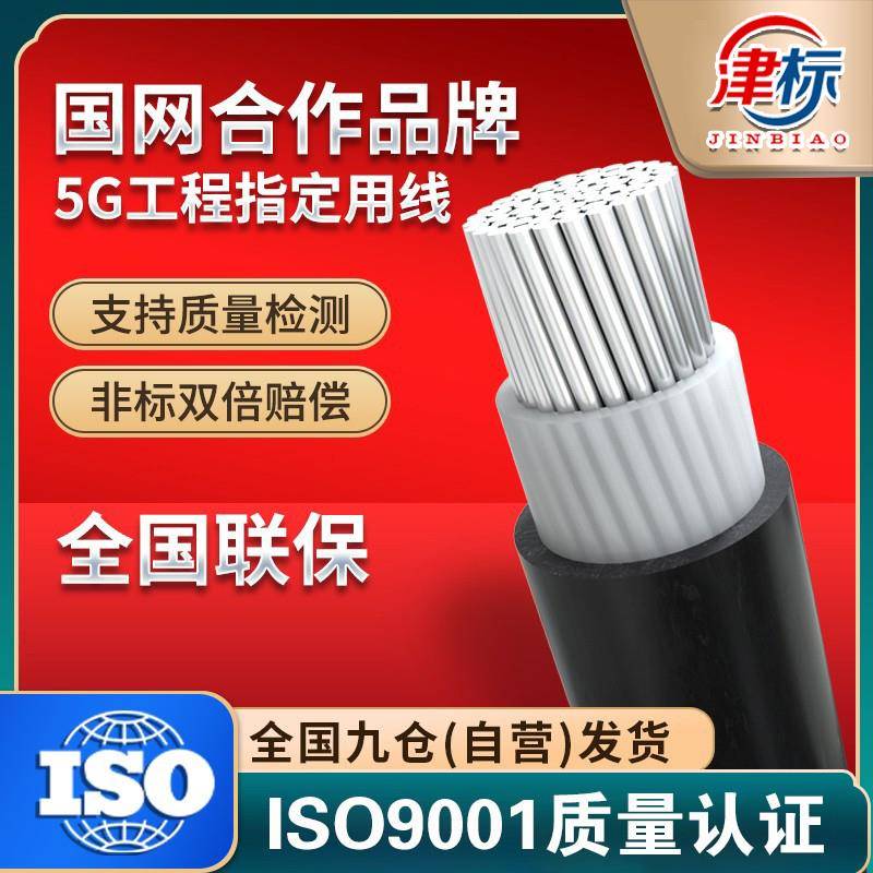 铝芯电缆线单芯50/70/95/120/150/185/240平方铝线电线架空线户外