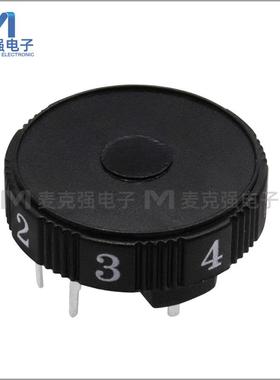 旋转式电位器WH28-13#平顶 B503 50K黑色开关电位器直字1-5 ROHS