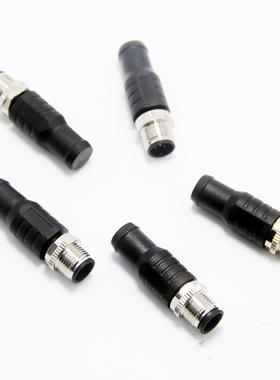 M12欧姆终端电阻器4芯5芯CANopen CClink profibus110Ω120Ω插头