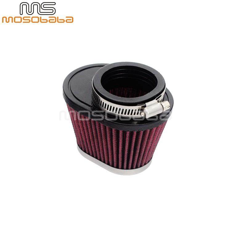 摩托车改装进气空气滤清器 空滤器滤芯 大流量高风量空滤 48 52mm