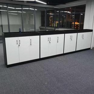 办公室隔断花槽柜储物柜地柜简约时尚文件柜定制办公室矮柜文件柜