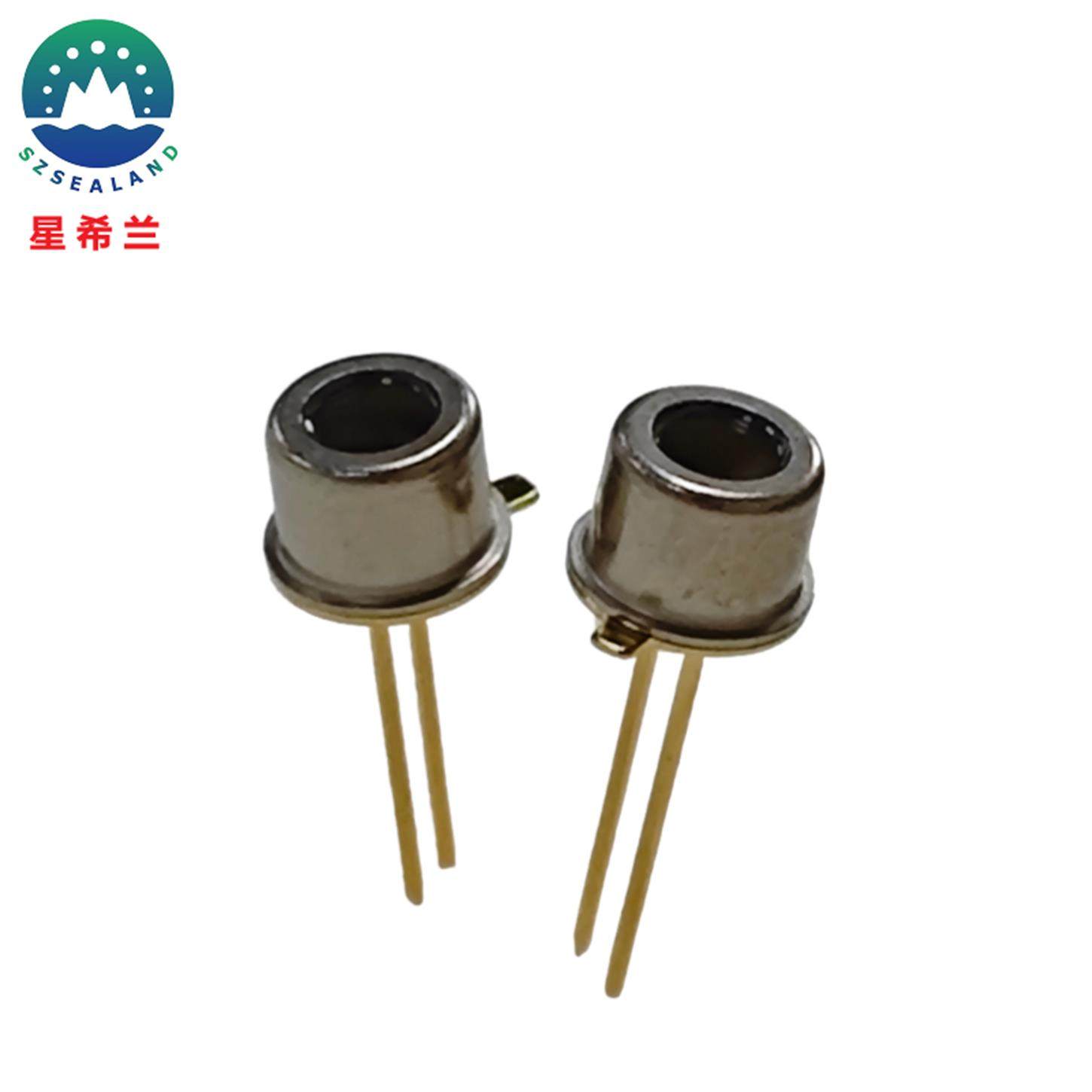 波长可定制660nm红色TO46平头LED发光二极管640nm650nm660nm检测