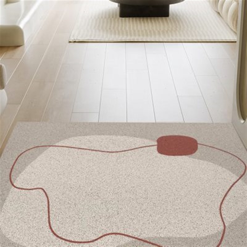 丝圈地垫侘寂风入户门垫日式进门室内外玄关大门口脚垫可裁剪地毯