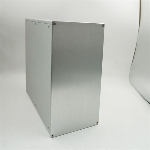 266银色 全铝合金电源滤波器 分体机多用途功放工控仪器前级机箱
