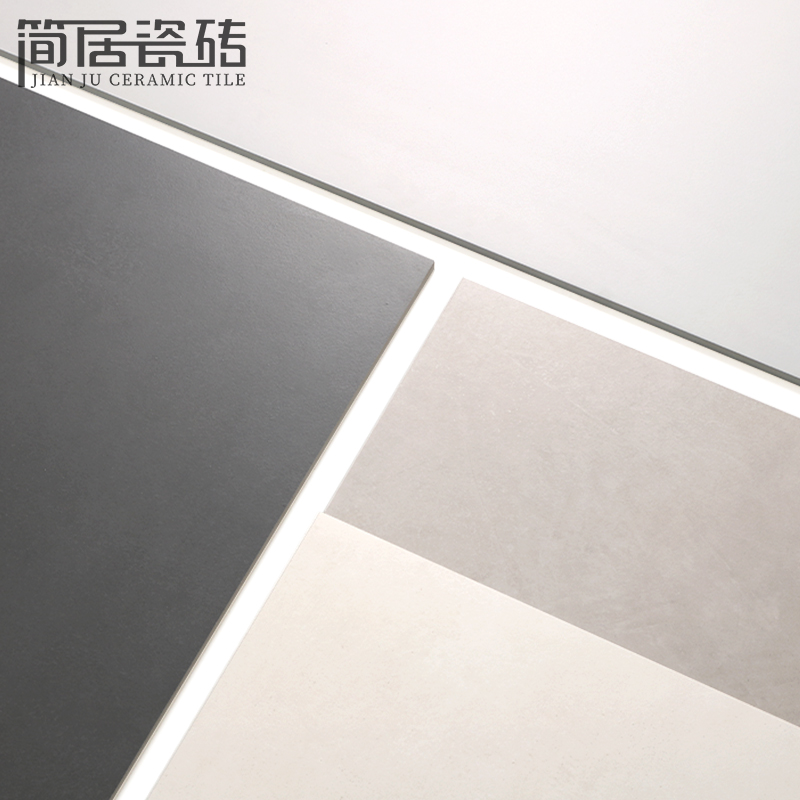 侘寂风柔光面e素色微水泥瓷砖 别墅客厅餐厅店铺地砖墙砖750*1500