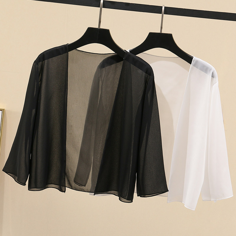 防晒衣女夏季薄款配吊带裙子外搭罩衫短款小披肩雪纺开衫上衣外套,女装/女士精品,蕾丝衫/雪纺衫,淘宝优惠券,粉丝福利购,淘宝优惠卷