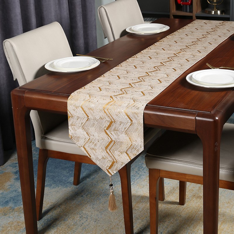 餐桌旗轻奢茶几电视柜台布长条装饰现代简约北欧床旗床尾巾