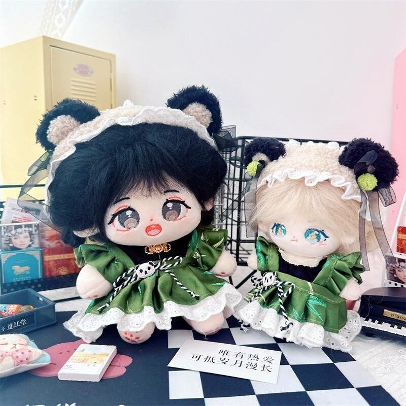 娃衣10cm15cm20cm棉花娃娃海星体正常体青青嫩竹叶裙子古典国风裙,模玩/动漫/周边/娃圈三坑/桌游,棉花娃娃/毛绒玩具娃衣,淘宝优惠券,粉丝福利购,淘宝优惠卷