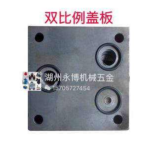 双比例盖板 伺服盖板比例阀阀板 03-125 06-250 10-500 阀板 闷盖