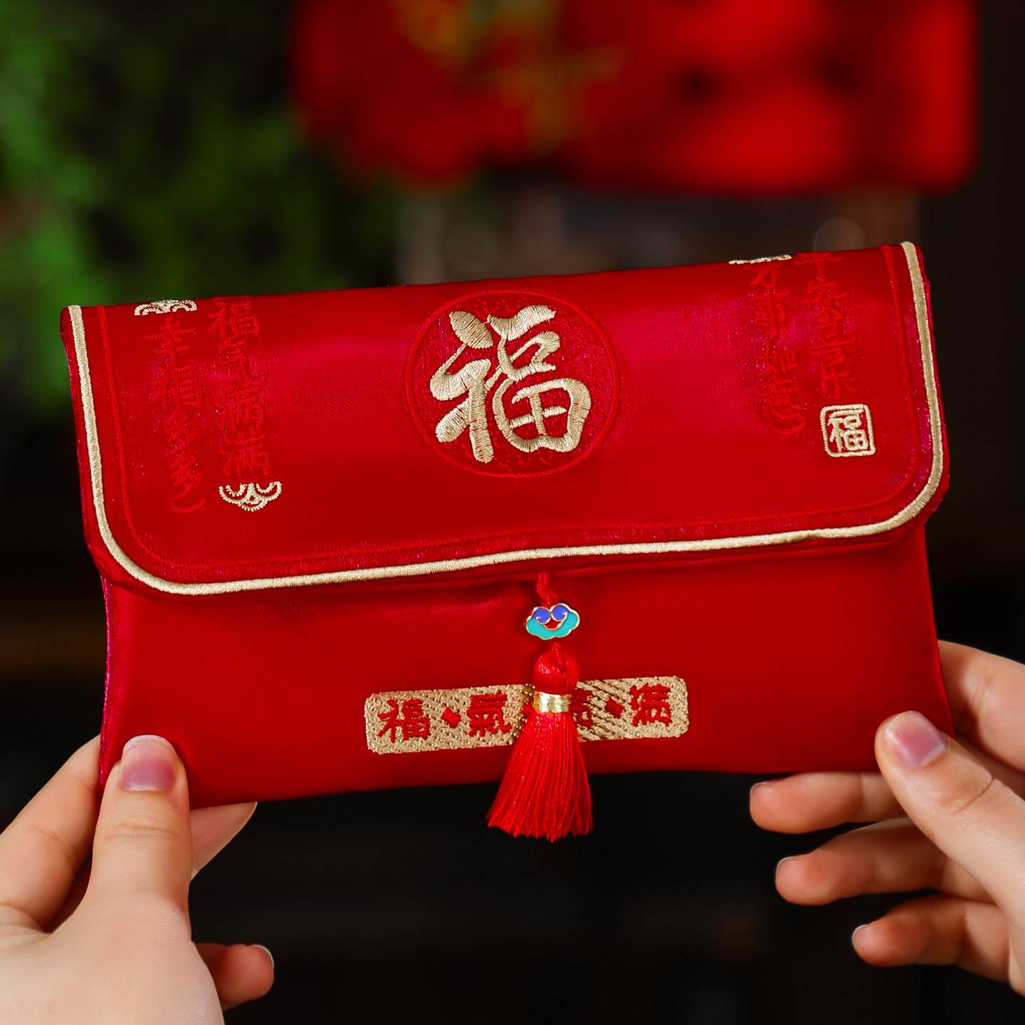 乔迁之喜专用布艺红包袋2026新款图片