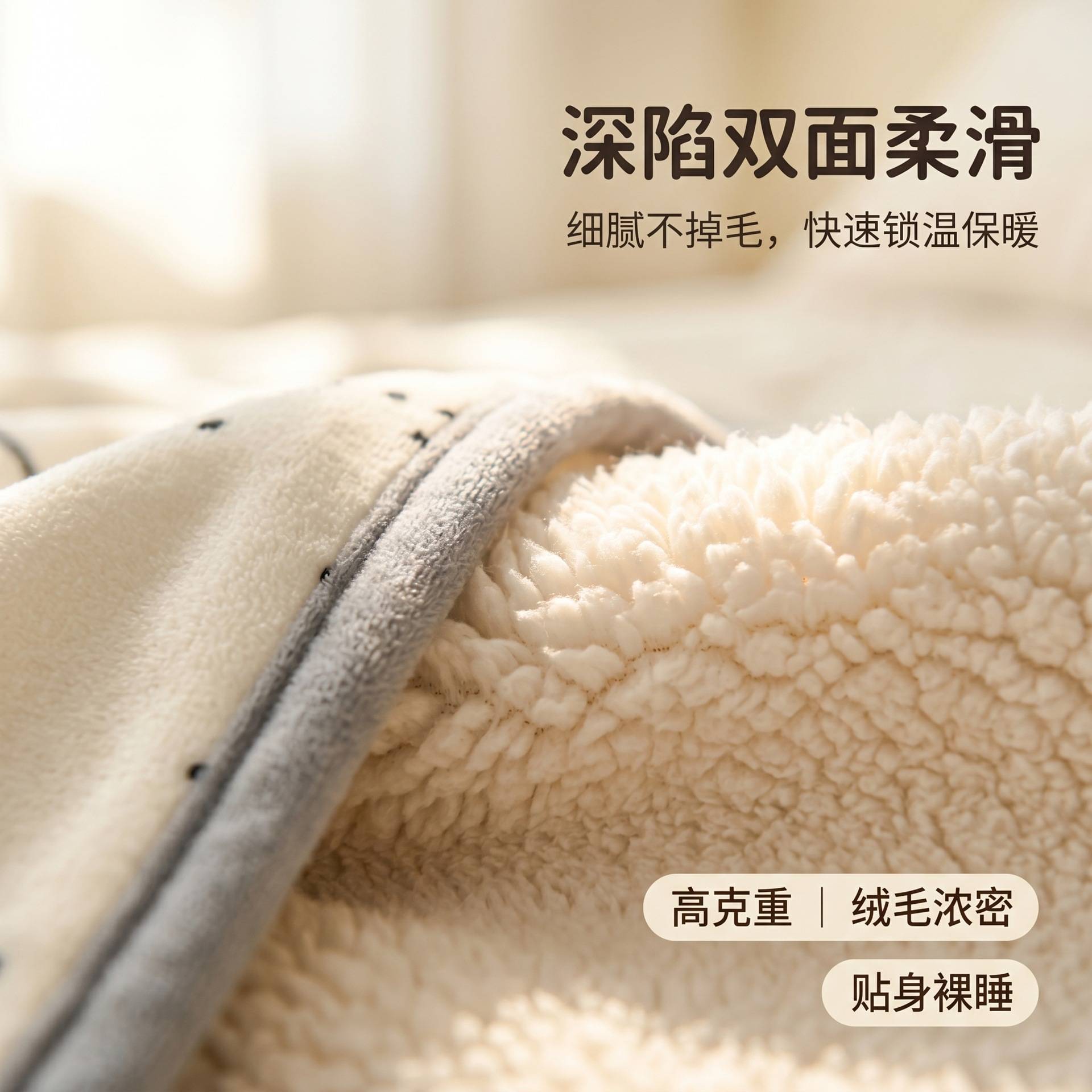 加厚羊羔绒毛毯夏季办公室披肩