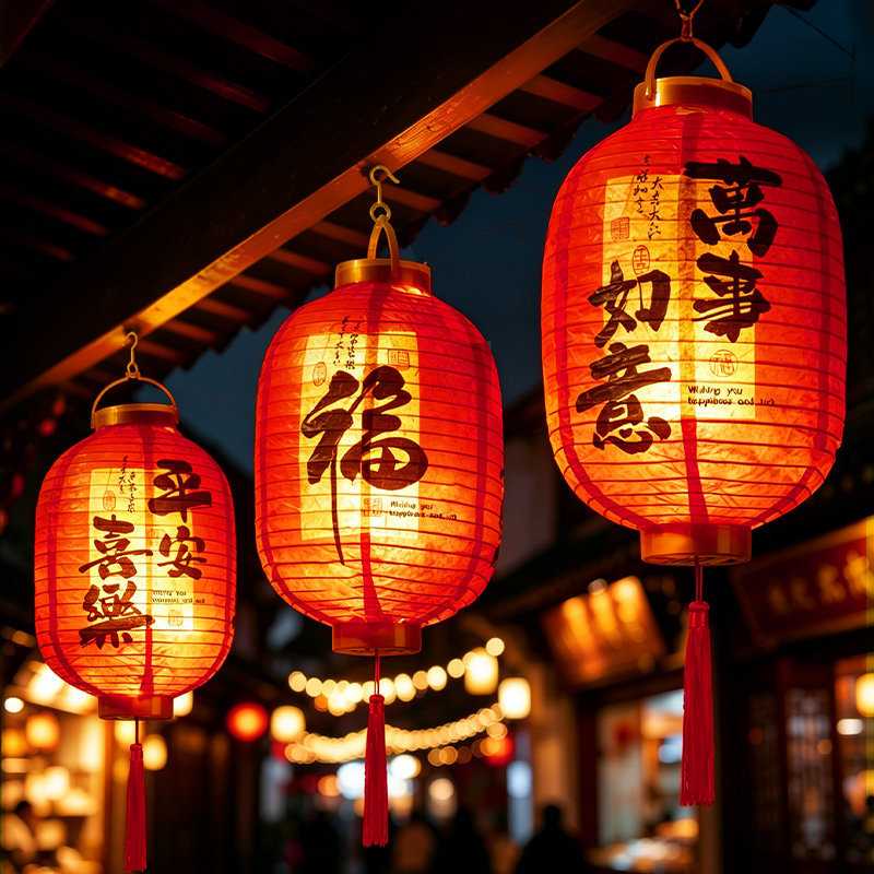中秋节灯笼2026新款手提发光花灯