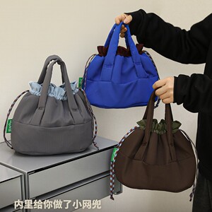 保温饭盒袋抽绳便当包手提大容量