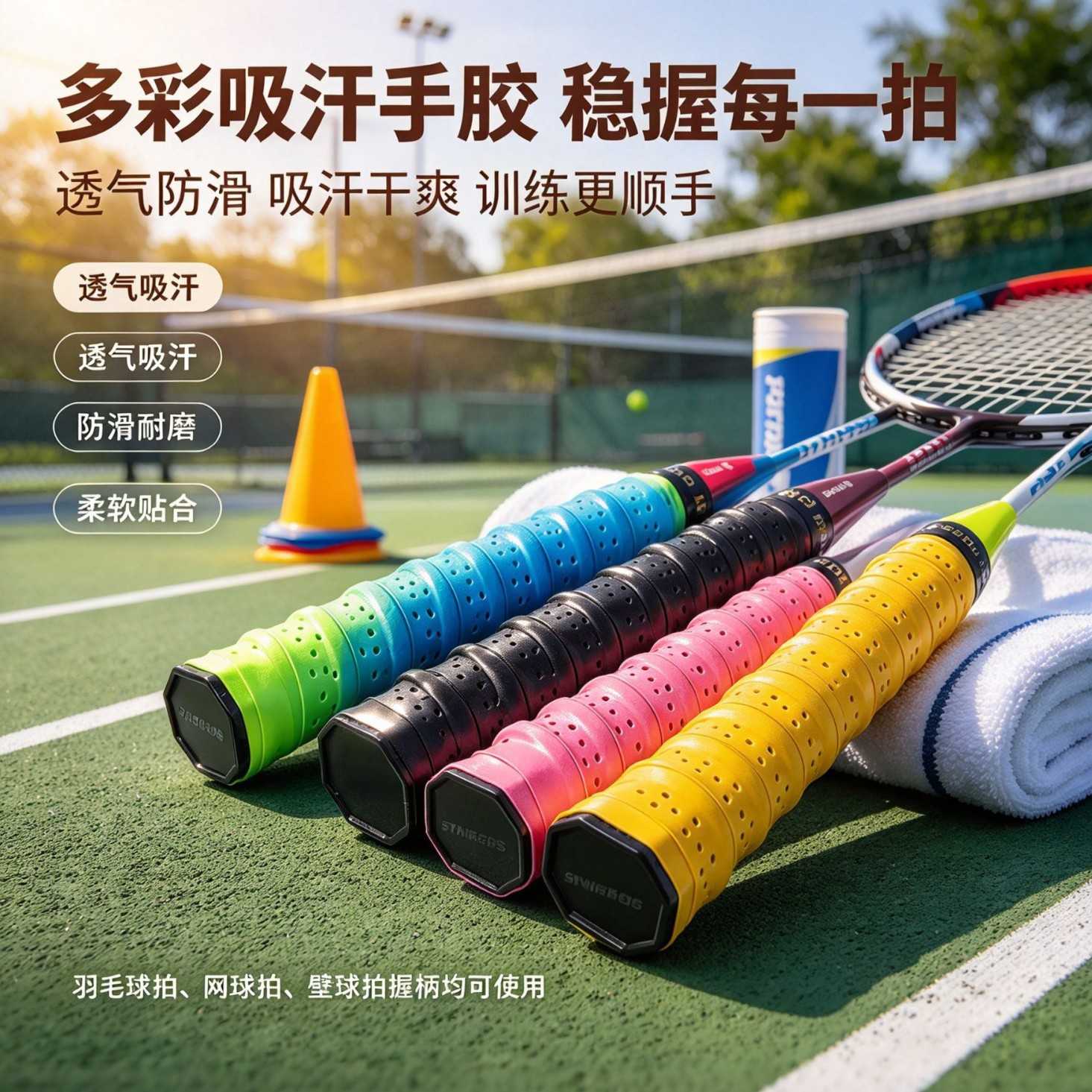 手胶羽毛球拍防滑吸汗缠把带