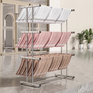 全新挂毛巾架落地洗车美容院发廊理发美发店专用晒晾凉烘干衣架子