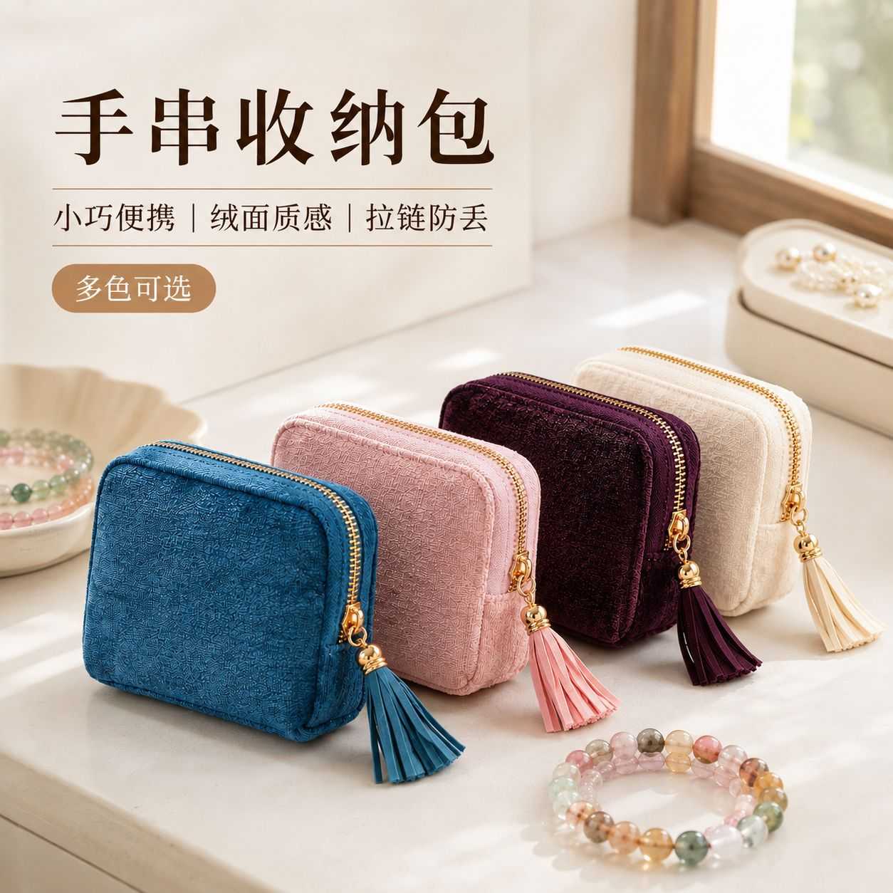 手串收纳包手镯文玩饰品收纳