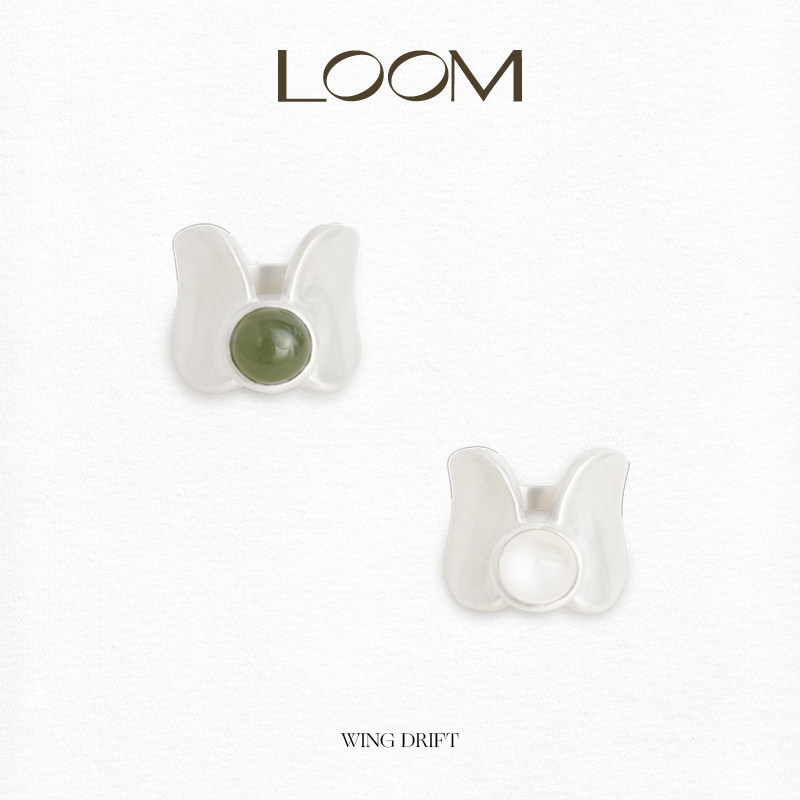 LOOM哑光纯银重工宽戒