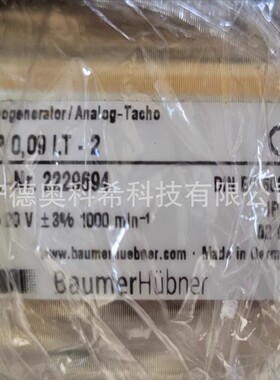 BaumerHubner进口直流测速发电机 型号：TDP 0,09 LT-2 议价