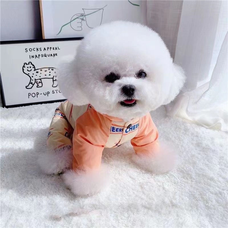 加厚汽水四脚棉服秋冬狗狗宠物泰迪比熊衣服贵宾博美雪纳瑞小型犬