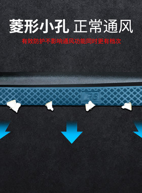 奥迪A4L A6L A3 Q3 Q5L Q7Q2A5后排空调出风口保护罩改装座椅防护