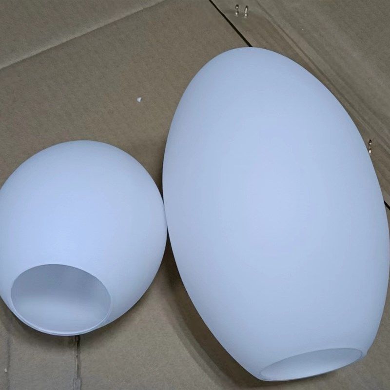 玻璃鸟蛋楕圆型鹅蛋白色玻璃磨砂灯罩蛋型灯罩吊灯配件单口灯罩,家装灯饰光源,灯具配件,淘宝优惠券,粉丝福利购,淘宝优惠卷