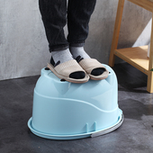 塑料老式 墩布桶旋转拧水单桶家用手动挤水桶手压地拖桶拖地拖把桶