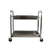 不锈钢三层餐车酒水车送收餐车酒店二层小手推车收碗车餐厅酒店