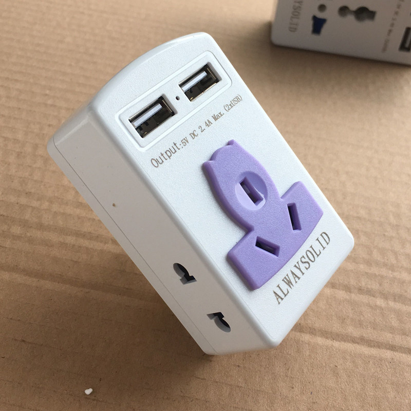 13A英标转换器带USB插孔多用一转多功能港版家用插头电源插排插板