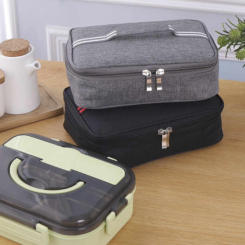 饭盒袋手提袋午餐包保温防水防油小学生便当包日式上班族饭盒包