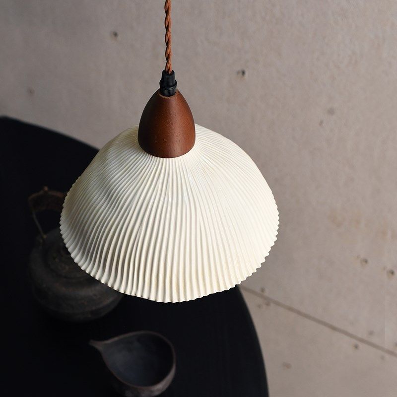 言己生活贝壳系列创意景德镇陶瓷氛围灯罩套装灯具客厅卧室吊灯,家装灯饰光源,床头/玄关/吧台/过道吊灯,淘宝优惠券,粉丝福利购,淘宝优惠卷