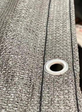 高级灰色遮阳网防晒网加密遮荫游泳池幼儿园高端隔热彩色多肉阳台