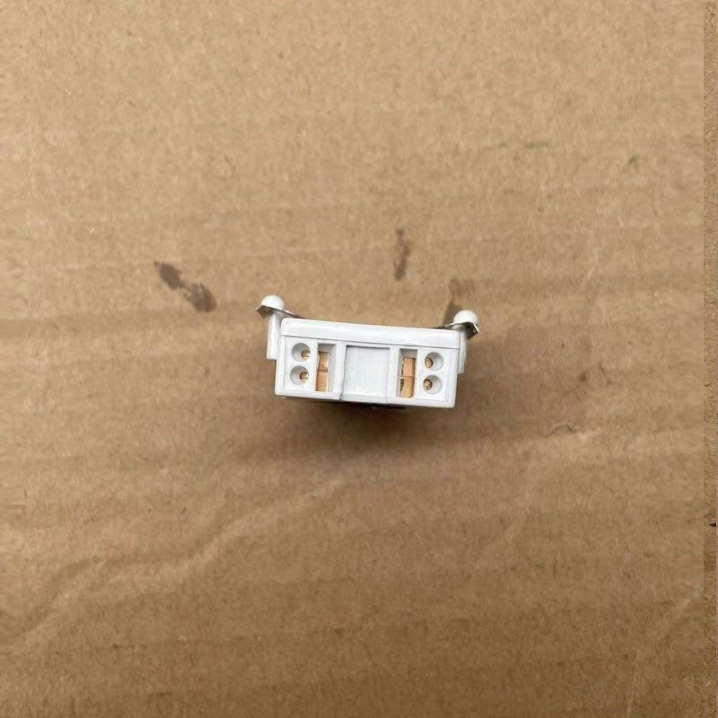 T8日光灯管支架灯座格栅灯盘灯脚荧光灯脚T8LED灯针脚卡座灯头G13