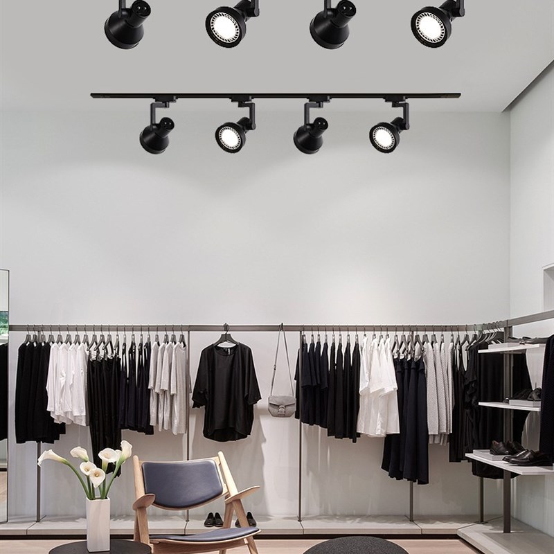 高亮PAR30轨道射灯35W40W45W LED导轨灯服装店橱窗店铺展厅射灯