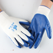 登升挂胶手套劳保劳动涂胶加厚胶皮塑胶丁腈防滑浸胶男胶工地干活