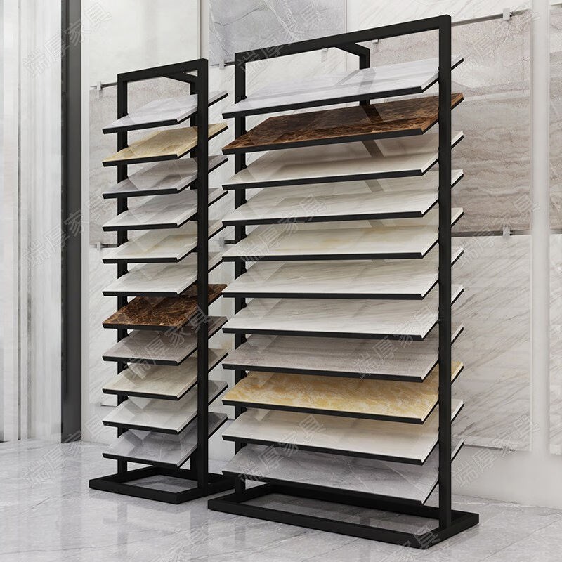 瓷砖展示架石材样品展示架陶瓷展架陈列架木地板铝扣板货架门板色