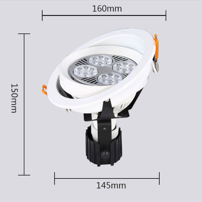 高亮嵌入式大功率LED筒灯par30射灯35W40W服装店天花灯珠宝店展厅