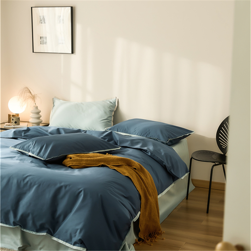 高端裸睡床品100支长绒棉床上床单被套四件套全棉纯棉轻奢高级感