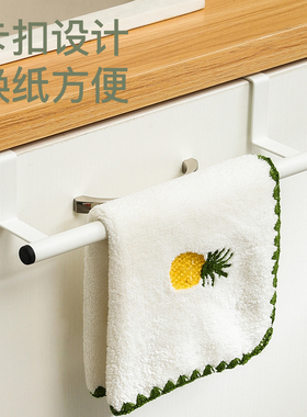 KES安象两用厨房柜门挂篮抹布挂架保鲜袋收纳架门背式置物架壁挂