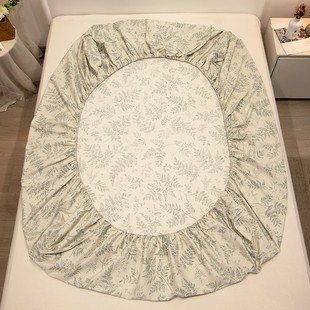 纯棉床笠款床单单件席梦思床垫保护套罩防滑固定全棉防尘床罩全包