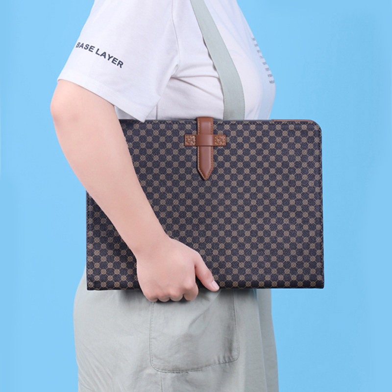 贺美诗 适用于华硕无畏16笔记本保护套a豆14电脑包灵耀14寸内胆破晓14pro皮套无畏360简约时尚配件