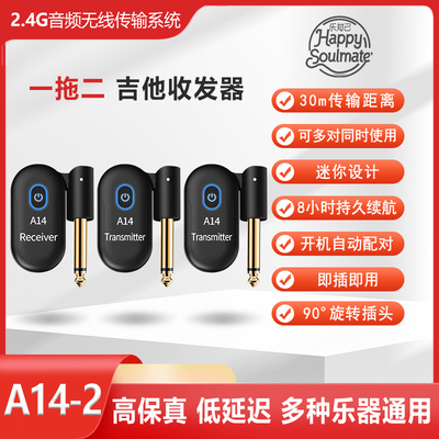 吉他电吹管乐器无线发射接收器