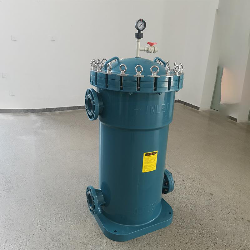 大流量PP多袋过滤器pp工程塑料精密过滤器耐酸碱袋式过滤器厂家