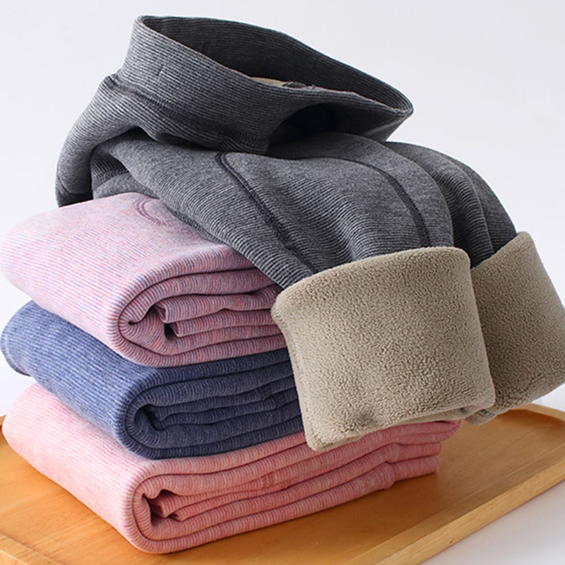 男童保暖裤儿童加绒裤内穿女童校服神器棉裤冬季加厚一体绒打底裤