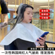 韩国一次性披肩理发店专用高端无纺布染发披肩发廊美发店烫染工具