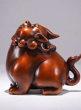 黄铜貔貅桌面摆件新中式家居装饰 客厅摆设工艺品