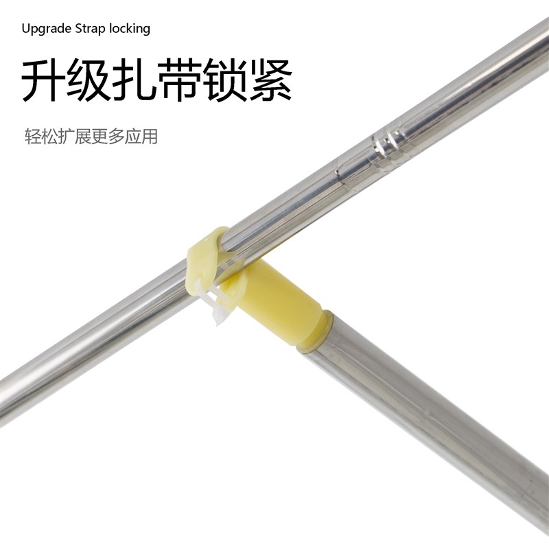 可伸缩加粗学生床帘支架宿舍上铺杆子遮光蚊帐床架寝室支撑杆架子